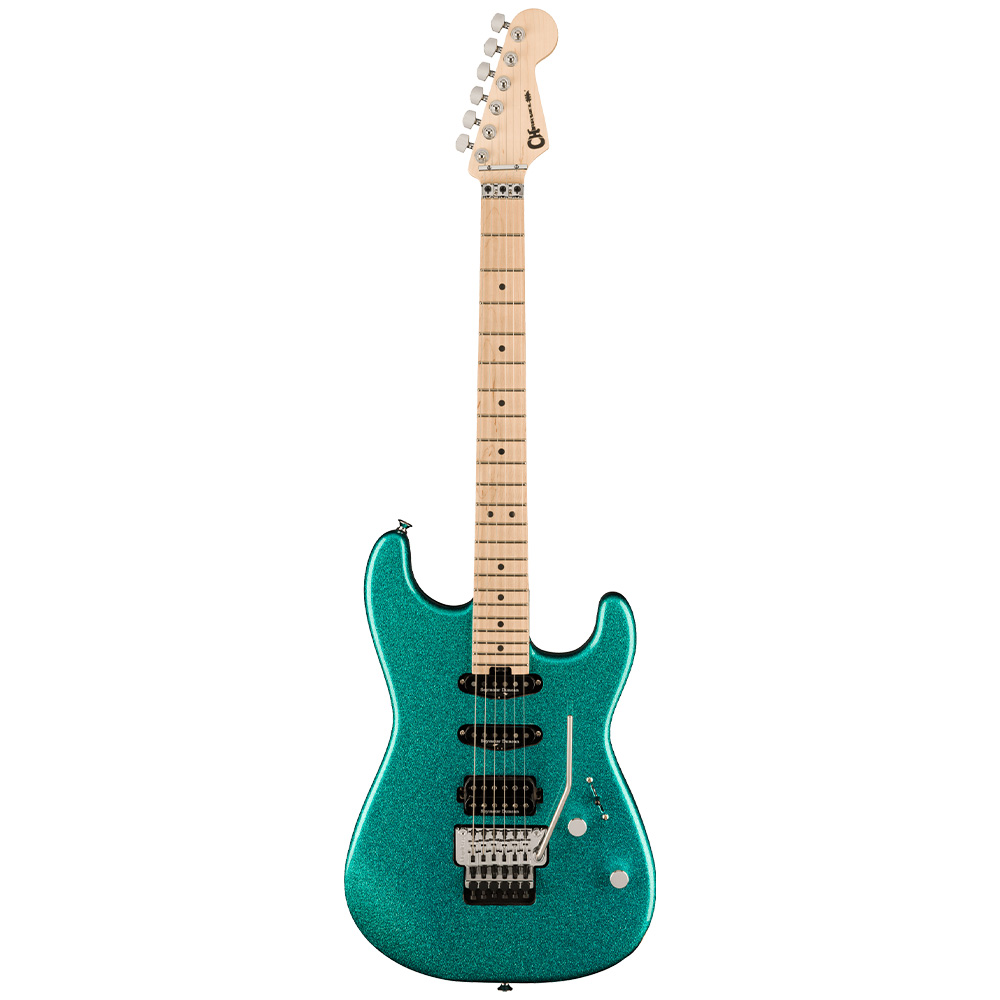 Charvel Pro-Mod San Dimas Style 1 HSS FR M Akçaağaç Klavye Aqua Flake Elektro Gitar